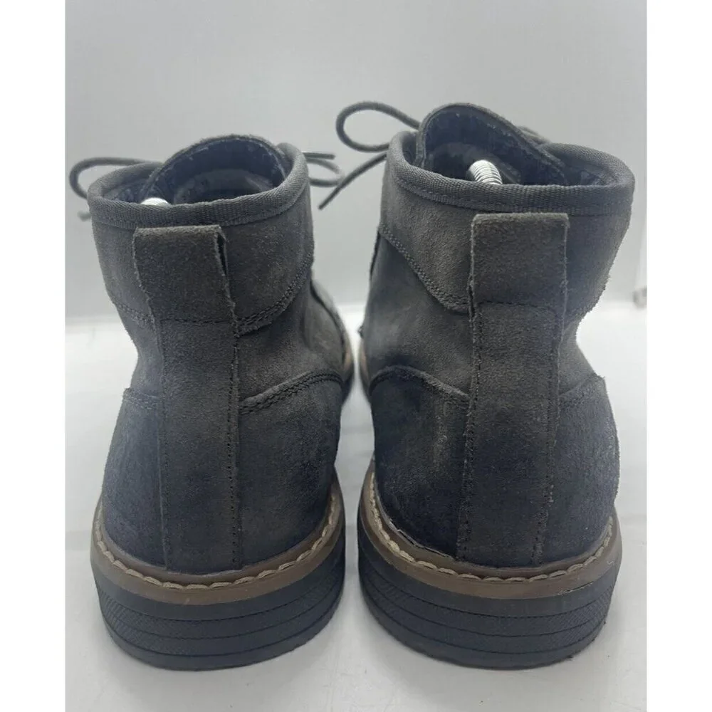 Penguin By Munsingwear Melvin Men's Gray Leather Chukka Lace Up Boots Size 10